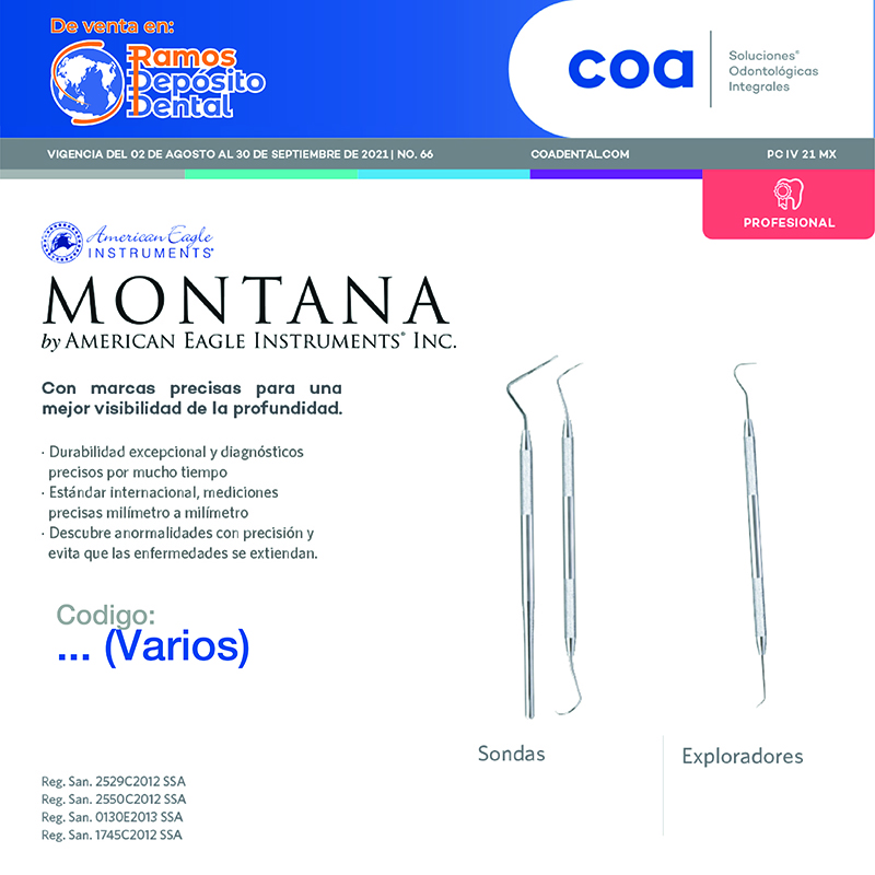 marcas de sonda periodontal