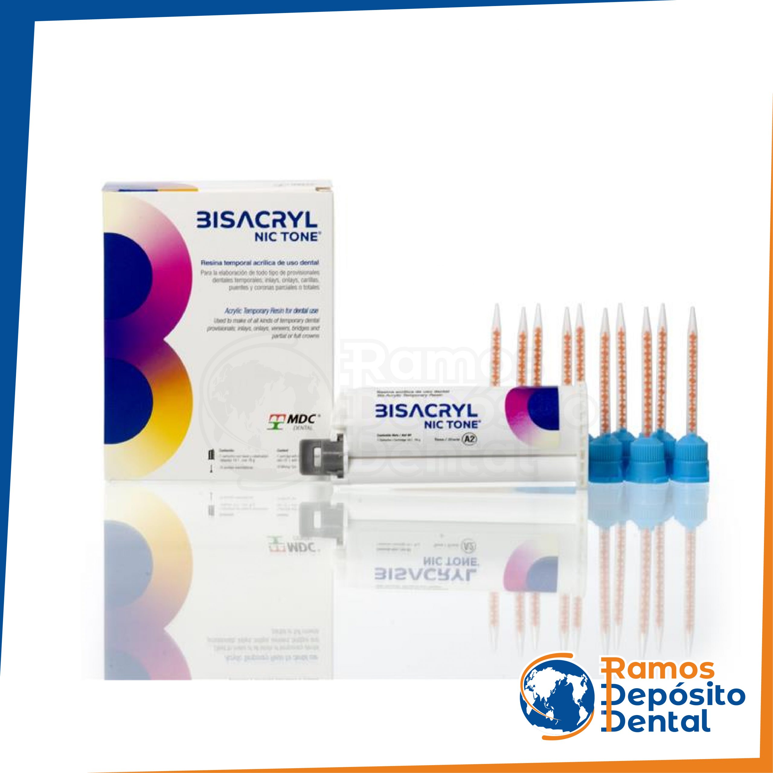 BISACRILICO BISACRYL A2 CARTUCHO 76GR 157-0102 EDGE MDC